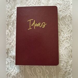 Manifestation Journal “Ideas”  60 Blank Pages 5 X 7 Color Brown